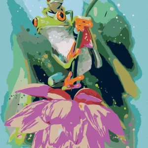 Kostenfreie Lieferung Diamond painting - LAUBFRÖSCHE