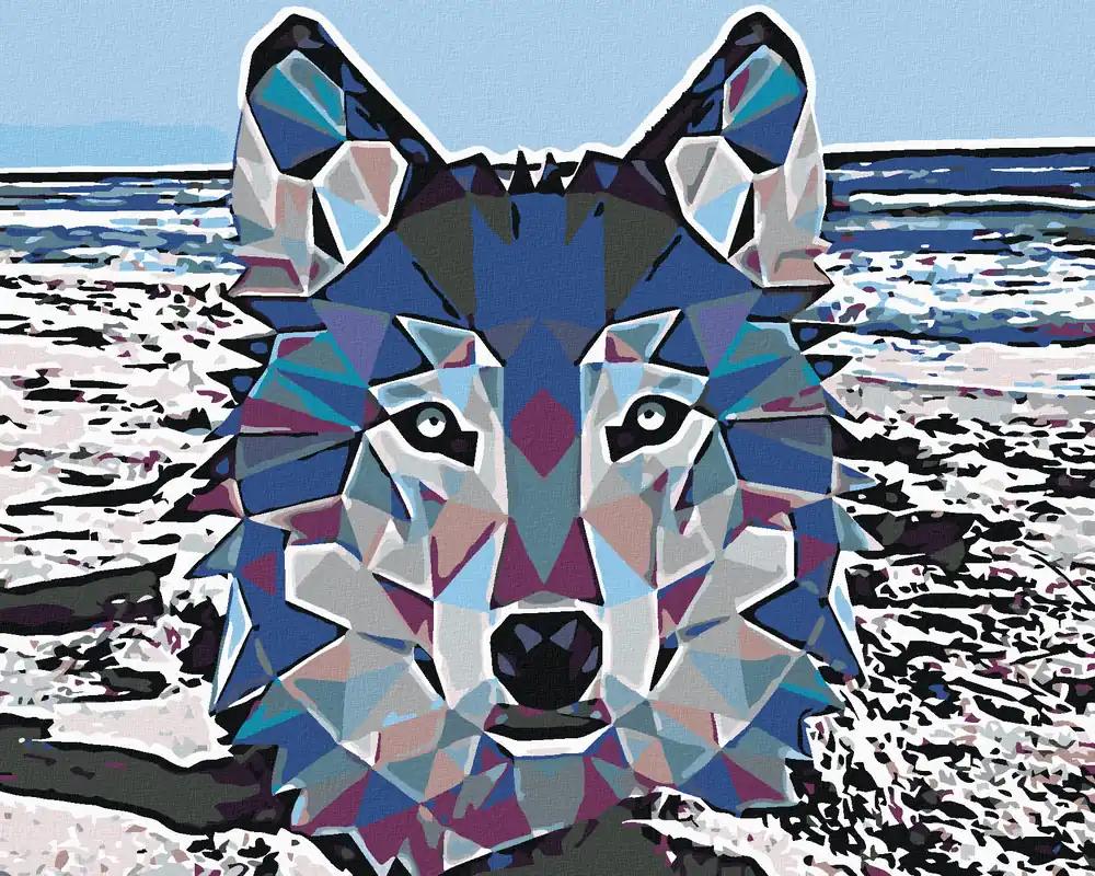 Sofort Bestellen Diamond painting – MOSAIK-WOLF