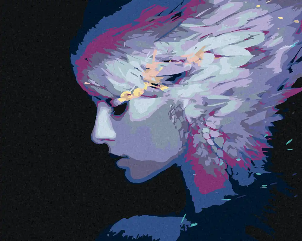 Diamond painting – FEDERCHEN IN DEN HAAREN Neue Kollektion