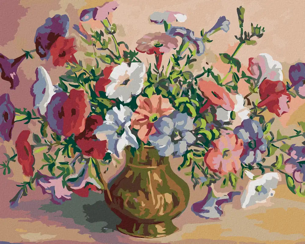 Beliebt Diamond painting – REICHER BLUMENSTRAUSS IN GOLDENER VASE