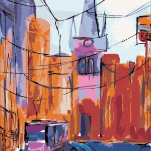 Letzte Chance Diamond painting - PRAGER PULVERTURM