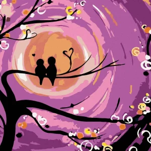 Super-Preis Diamond painting - VOGELROMANZE