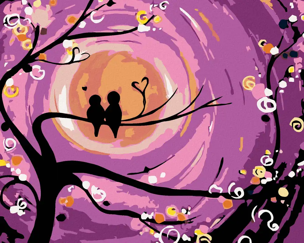 Super-Preis Diamond painting – VOGELROMANZE