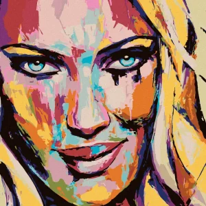 Diamond painting - PORTRÄT EINER FARBIGEN FRAU II Direktkauf