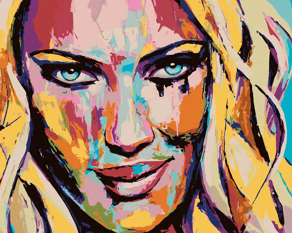 Diamond painting – PORTRÄT EINER FARBIGEN FRAU II Direktkauf