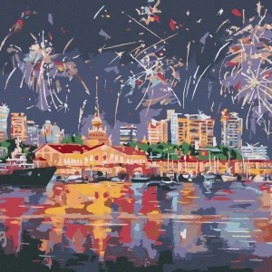 Diamond painting - FEUERWERK IN SOCHA Letzte Chance