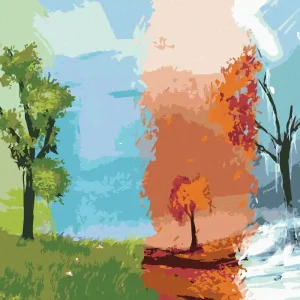 Online Kaufen Diamond painting - EIN BAUM - VIER JAHRESZEITEN