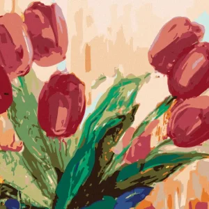 Diamond painting - ROTE TULPEN Original