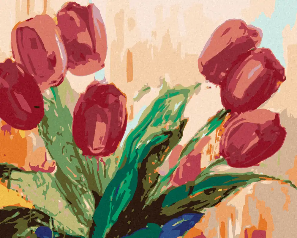 Diamond painting – ROTE TULPEN Original