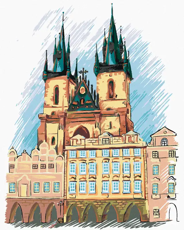 Angebot Diamond painting – TEYNKIRCHE IN PRAG