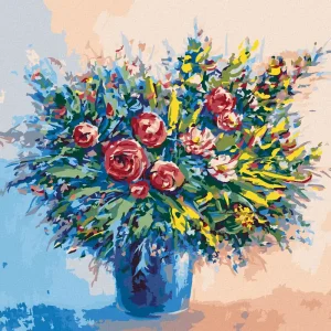 Bestpreis Diamond painting - EIN RIESIGER STRAUSS FRÜHLINGSBLUMEN