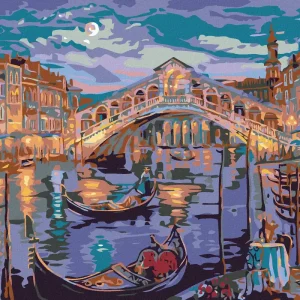 Heißes Angebot Diamond painting - STEG ÜBER DEN FLUSS