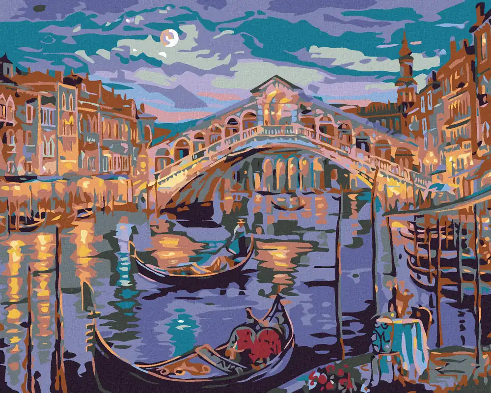 Heißes Angebot Diamond painting – STEG ÜBER DEN FLUSS