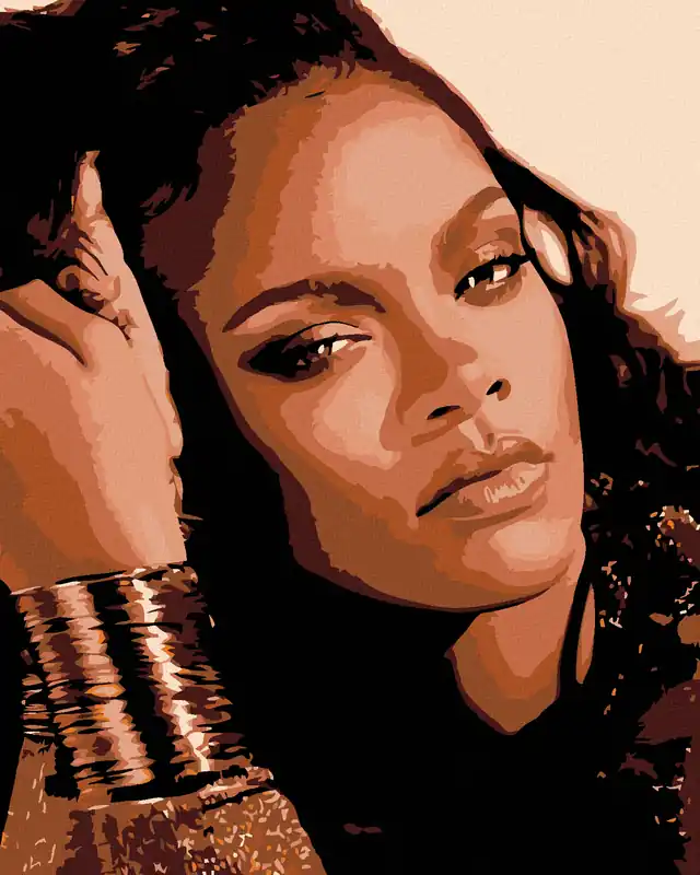 Diamond painting – RIHANNA Ab Werk