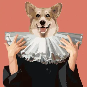 Diamond painting - KÖNIGLICHER HUND Original