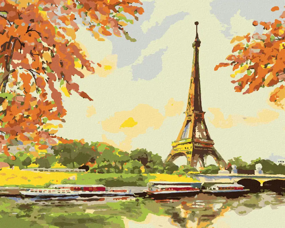 Diamond painting – EIFFELTURM MIT SCHIFFE Meistverkauft