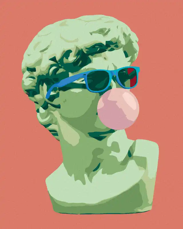 Solange Der Vorrat Reicht Diamond painting – ANTIKE STATUE MIT BLASE