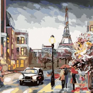 Diamond painting - PARIS UND MENSCHEN AUF DER STRASSE Preisknaller