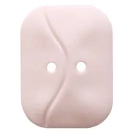 Weltweiter Versand rechteckiger Knopf mit Welle, 2-Loch – Größe: 28mm – Farbe: rose/pink – Art.Nr. 344808