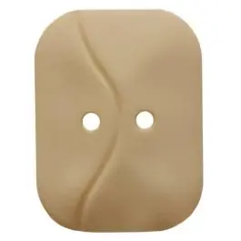 rechteckiger Knopf mit Welle, 2-Loch – Größe: 28mm – Farbe: beige – Art.Nr. 344800 Preiswert