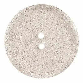 transparenter Knopf mit Glitter, 2-Loch – Größe: 18mm – Farbe: transparent – Art.Nr. 341327 Top-Seller