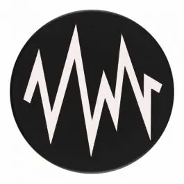 Mengenrabatt 2-lagiger schwarzer Knopf mit farbigem Zick-Zack und Öse – Größe: 28mm – Farbe: weiß – Art.Nr. 400277