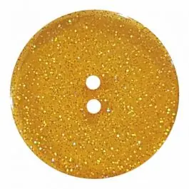 transparenter Knopf mit Glitter, 2-Loch – Größe: 28mm – Farbe: beige – Art.Nr. 404823 Preisreduziert
