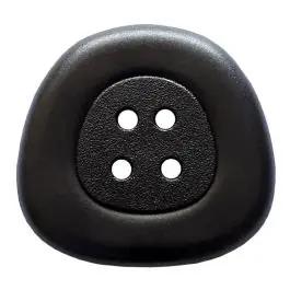 Polyamidknopf 4-Loch Trapez – Größe: 32mm – Farbe: schwarz – Art.Nr. 370846 Neue Ware