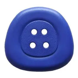 Polyamidknopf 4-Loch Trapez – Größe: 32mm – Farbe: mittelblau – Art.Nr. 373819 Letzte Chance