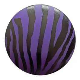 Ab Werk Polyamidknopf Animal Print mit Öse – Größe: 28mm – Farbe: lila – Art.Nr. 363804