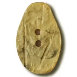 Kostenfreie Lieferung Marmorierter Knopf in Tropfenform mit 2 Löchern – Größe: 25mm – Farbe: gelb / messing – Art.Nr. 312828