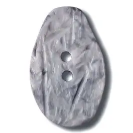 Top-Seller Marmorierter Knopf in Tropfenform mit 2 Löchern – Größe: 32mm – Farbe: flieder/lila – Art.Nr. 372833