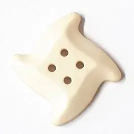 Bestseller süßer Seesternknopf mit 4 Löchern – Größe: 28mm – Farbe: beige – Art.Nr. 332813