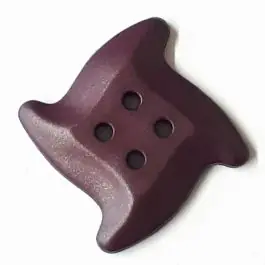 Nur Für Kurze Zeit süßer Seesternknopf mit 4 Löchern – Größe: 28mm – Farbe: flieder/lila – Art.Nr. 332819