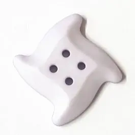 Großhandel süßer Seesternknopf mit 4 Löchern – Größe: 28mm – Farbe: flieder/lila – Art.Nr. 332820