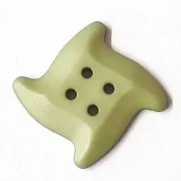 Angebot süßer Seesternknopf mit 4 Löchern – Größe: 28mm – Farbe: mintgrün / grün – Art.Nr. 332821