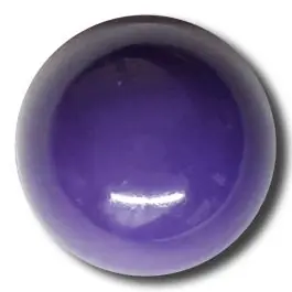 glänzende konvexe Halbkugel mit Öse – Größe: 15mm – Farbe: flieder/lila – Art.Nr. 222837 Markenprodukt
