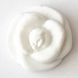 filigraner Rosenknopf mit Öse – Größe: 18mm – Farbe: weiss – Art.Nr. 261307 Gratis Versand