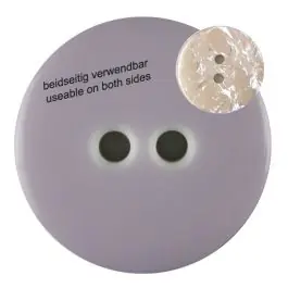 Sichere Zahlung Polyesterknopf marmoriert, beidseitig verwendbar mit 2 Löchern – Größe: 18mm – Farbe: flieder/lila – Art.Nr. 312808