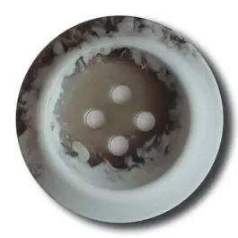 Knallerangebot Polyesterknopf mit trendigem Flammendekor mit 2 Löchern – Größe: 20mm – Farbe: grau – Art.Nr. 332800