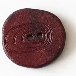 Polyamidknopf unregelmäßig geformt mit 2 Löchern – Größe: 23mm – Farbe: rot – Art.Nr. 338722 Rabatt