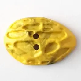 Bestseller Polyamidknopf Mondlandschaft mit 2 Löchern – Größe: 30mm – Farbe: gelb – Art.Nr. 378749