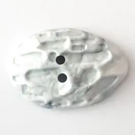 Polyamidknopf Mondlandschaft mit 2 Löchern – Größe: 40mm – Farbe: grau – Art.Nr. 400266 Expressversand