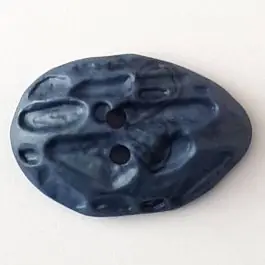 Knallerangebot Polyamidknopf Mondlandschaft mit 2 Löchern – Größe: 30mm – Farbe: blau – Art.Nr. 378742