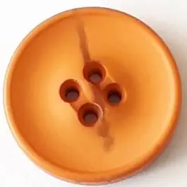 Schneller Versand Polyesterknopf mit optischer Bruchstelle mit 4 Löchern – Größe: 25mm – Farbe: braun – Art.Nr. 378703
