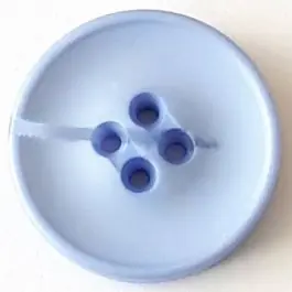 Limited Edition Polyesterknopf mit optischer Bruchstelle mit 4 Löchern – Größe: 25mm – Farbe: blau – Art.Nr. 378704