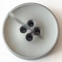 Sonderaktion Polyesterknopf mit optischer Bruchstelle mit 4 Löchern – Größe: 30mm – Farbe: grau – Art.Nr. 388700