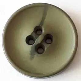 Gratis Versand Polyesterknopf mit optischer Bruchstelle mit 4 Löchern – Größe: 30mm – Farbe: grün – Art.Nr. 388707