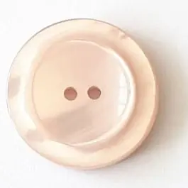 Nur Heute Polyesterknopf mit breitem Rand mit 2 Löchern – Größe: 23mm – Farbe: pink – Art.Nr. 348709