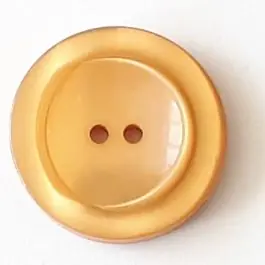 Polyesterknopf mit breitem Rand mit 2 Löchern – Größe: 28mm – Farbe: beige – Art.Nr. 388712 Solange Der Vorrat Reicht